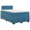 vidaXL Boxspringbed met matras Blauw 120 x 190 cm Fluweel