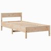 vidaXL Bedframe zonder matras massief grenenhout 100x200 cm