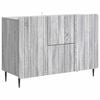 vidaXL Dressoir met lade Grijs sonoma 89 x 34,5 x 62 cm Bewerkt hout