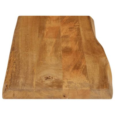 vidaXL Tafelblad met natuurlijke rand 80x40x3,8 cm massief mangohout