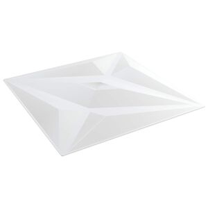 vidaXL Wandpanelen Ster 24 pcs Witte Ster 50 x 50 cm XPS Schuim