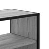 vidaXL Tv-meubel 100x31x39,5 cm bewerkt hout metaal grijs sonoma eiken