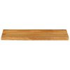 vidaXL Tafelblad met natuurlijke rand 80x20x3,8 cm massief mangohout