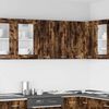 vidaXL Bovenkast Lyon 60x31x60 cm bewerkt hout gerookt eikenkleurig