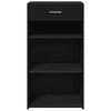 vidaXL Dressoir 50x42,5x93 cm bewerkt hout zwart