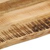 vidaXL Tafelblad met natuurlijke rand 60x60x3,8 cm massief mangohout