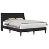 vidaXL Bedframe met hoofdeinde Zwart 140 x 200 cm Fluweel