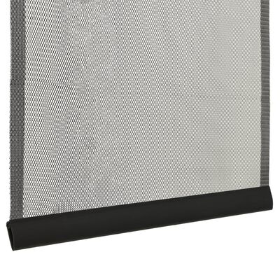 vidaXL Vliegengordijn 100x220 cm polyester mesh zwart