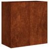 vidaXL Plantenbak Roestig 80 x 40 x 80 cm