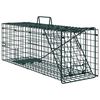 vidaXL Dierenvallen Groen 61 x 20 x 21.5 cm Staal