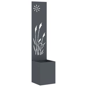 vidaXL Tuin Privacy Screen Antraciet 32 x 150 cm Koudgewalst staal