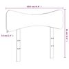 vidaXL Hoofdbord 100 cm massief grenenhout