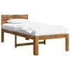 vidaXL Eenpersoonsbed met hoofdbord ROSTOCK Naturel 80 x 200 cm