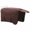 vidaXL Paardendeken Volledig Donkerbruin 85 cm Polar fleece