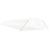 vidaXL Tuinkas met stalen frame 120 m&sup2; 24x5x2,3 m wit