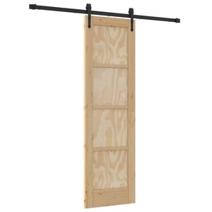 vidaXL Schuifdeur ORKDAL 61 x 198,5 cm Massief grenenhout