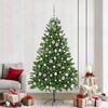 vidaXL Kerstboom met 300 LED met standaard Groen 210 cm PE