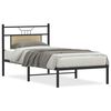 vidaXL Bedframe zonder matras hout sonoma eikenkleurig 90x190 cm