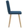 vidaXL Eetkamerstoelen 2 st stof blauw