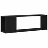 vidaXL Tv-meubelset 100 x 24 x 63 cm Zwart Bewerkt hout