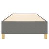 vidaXL Boxspring bed 90x200 cm stof donkergrijs