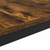 vidaXL Salontafel Rook Eik 60 x 60 x 36 cm Bewerkt hout