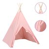 vidaXL Kindertipitent met tas 120x120x150 cm peachskin roze