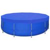 vidaXL Zwembadafdekking PE rond 460 cm 90 g/m&sup2;