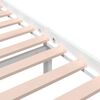 vidaXL Bedframe massief hout wit 140x200 cm