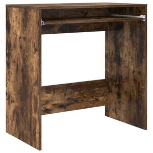 vidaXL Bureau Gerookt eiken Bewerkt hout 77.5 x 43 x 79 cm