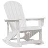 vidaXL Adirondack Schommelstoel Wit 92 x 73,5 x 92 cm HDPE