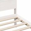 vidaXL Bedframe met hoofdeinde Wit 180 x 200 cm Bewerkt hout