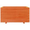 vidaXL Plantenbak 90x60x49,5 cm massief grenenhout wasbruin