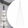 vidaXL LED-kerstboom 550 LEDs koud wit 300 cm