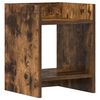 vidaXL Plantenstandaard Gerookt eiken 30 x 30 x 40 cm Bewerkt hout