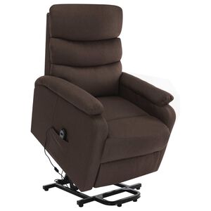 vidaXL Sta-op-massagestoel stof bruin