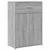 vidaXL Dressoir 60x30x84 cm bewerkt hout grijs sonoma eikenkleurig