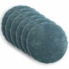 vidaXL Kussensloop 6 pcs HEERLEN Blauw &Oslash; 60 cm Chenille Stof