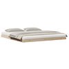 vidaXL Vloerbedframe Naturel 180 x 220 cm Massief grenenhout