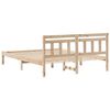 vidaXL Bedframe Bruin 160 x 200 cm Massief grenenhout