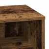 vidaXL Nachtkastje 2 pcs Oudhout 50 x 34,5 x 50 cm. Bewerkt hout
