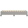 vidaXL Boxspring bed 80x200 cm stof lichtgrijs