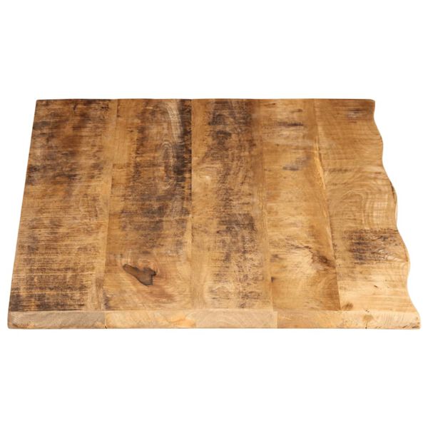 vidaXL Tafelblad met natuurlijke rand 110x60x2,5 cm massief mangohout