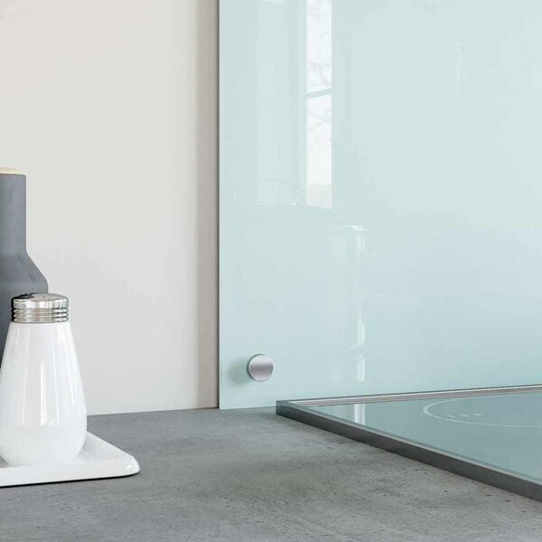 vidaXL Spatschermen keuken 2 st 70x60 cm gehard glas wit