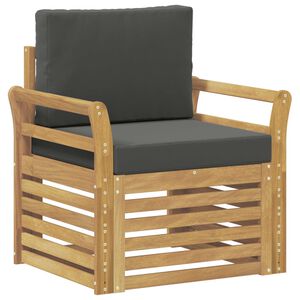 vidaXL Buiten bankenset Polyester Wit