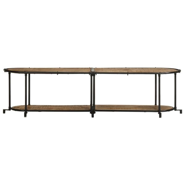 vidaXL Tv-meubel 160x42x40 cm massief ruw mangohout