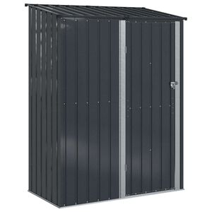 vidaXL Tuinhuisjes Antraciet 153,5 x 86 x 200 cm Metaal