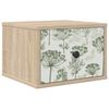 vidaXL Wandkastje GOTHA Sonoma Eiken 36 x 33 x 25 cm Bewerkt hout