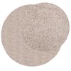 vidaXL Vloerkleed PAMPLONA shaggy hoogpolig modern &Oslash; 240 cm beige