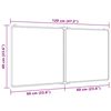 vidaXL Whiteboard magnetisch inklapbaar 120x60x1,7 cm aluminium
